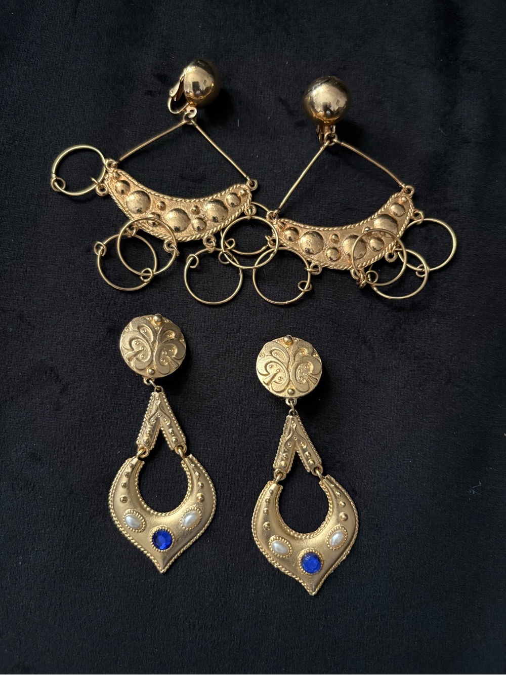 Gold Drop Earrings